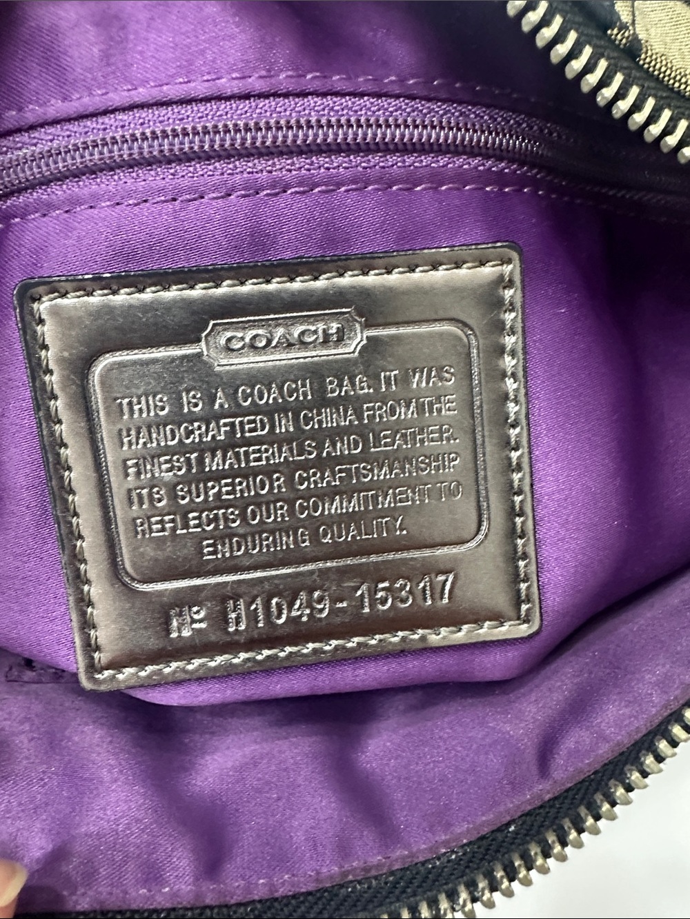 Coach Poppy Signature - Picture 9 of 10